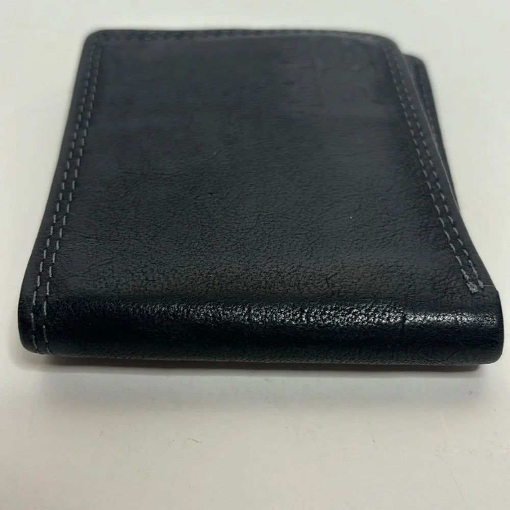 Timberland Pro | Black Leather Utility Wallet | Money Holder Card Holder PRO